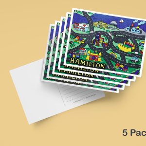 Hamilton Car Rug – 5 Pack of Postcards