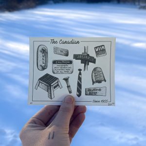 VIA Rail The Canadian Illustration Print