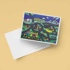Hamilton Car Rug - Postcard